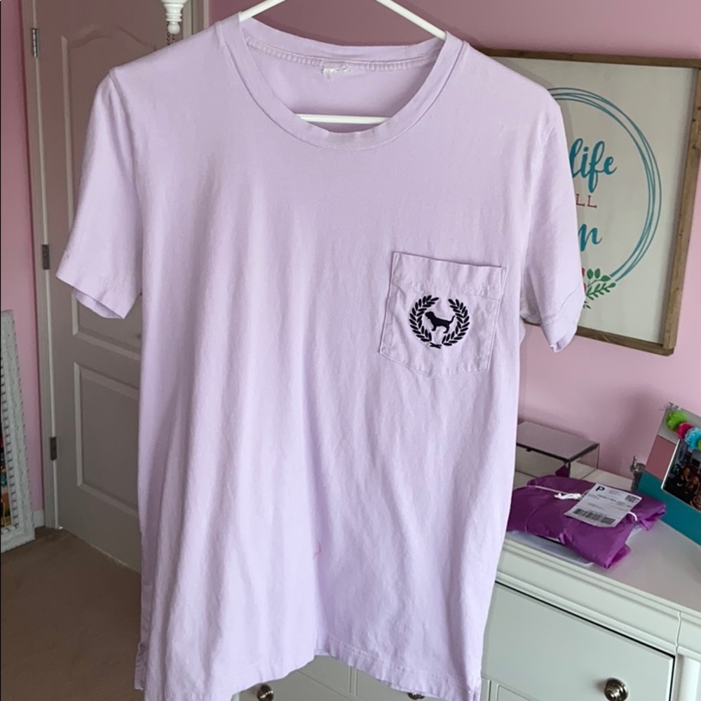 Purple tee from Pink
